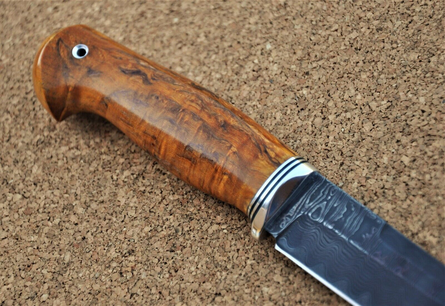 Nazarov Knives Russland Mosaik Damast Stahl Outdoor JagdMesser Handarbeit HRC62