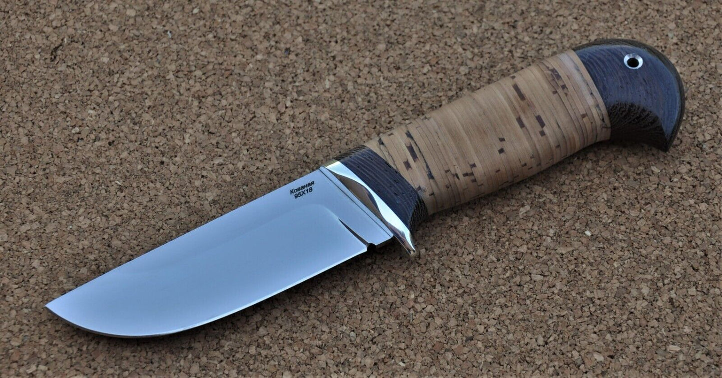 95H18 Stahl Rostfrei Outdoor Jagd Messer Handarbeit Nazarov Knives
