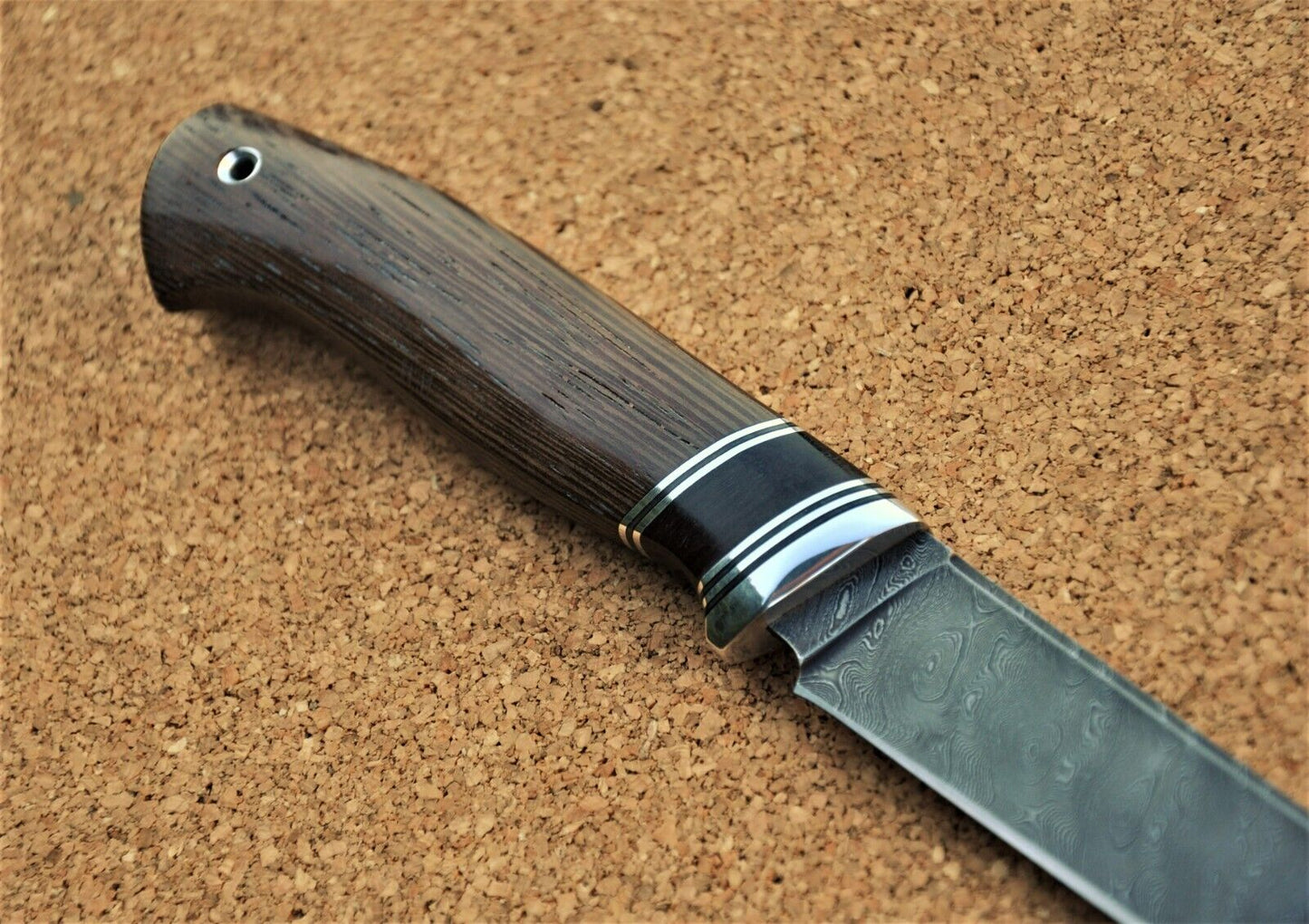 Damaszener Stahl Outdoor Jagdmesser Nazarov Knives Handarbeit