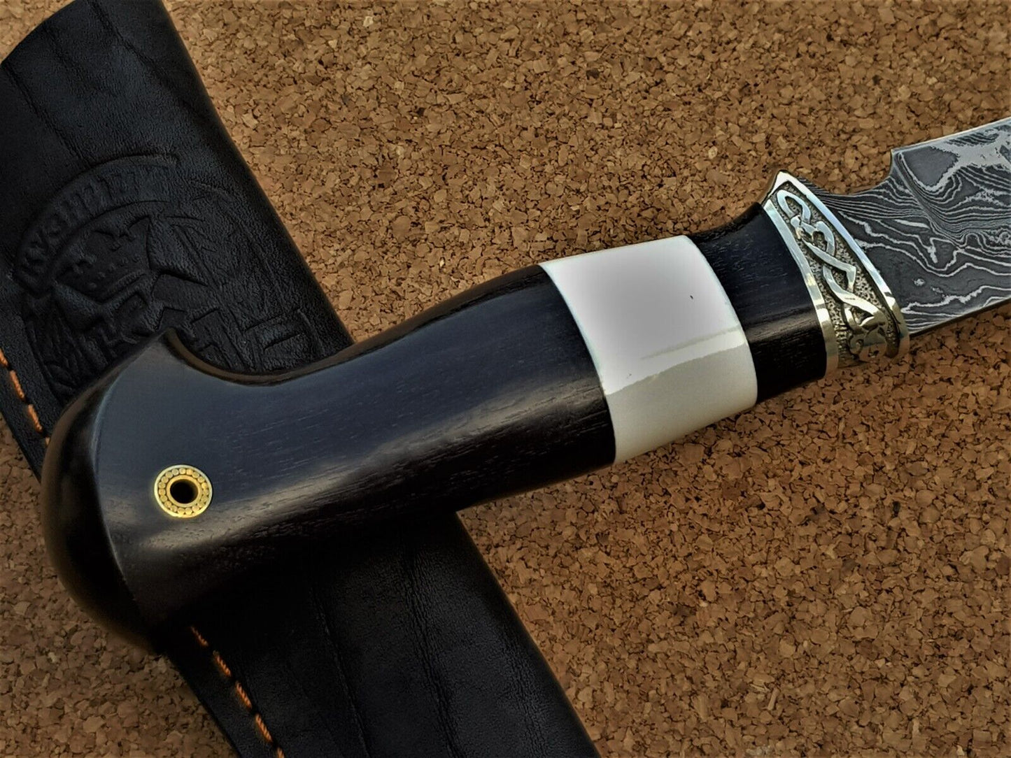 Nazarov Knives Russland Damaszener Stahl Outdoor Jagd Messer Handarbeit HRC62