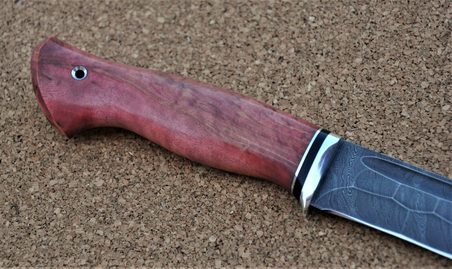 Damaszener Stahl Outdoor Jagd Damast Messer Nazarov Knives Handarbeit HRC62
