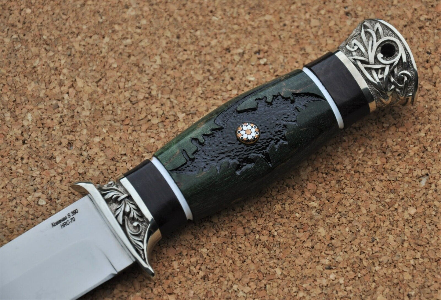 S390 Stahl ROSTFREI Outdoor Messer Nazarov Knives Handarbeit HRC70 Лидер
