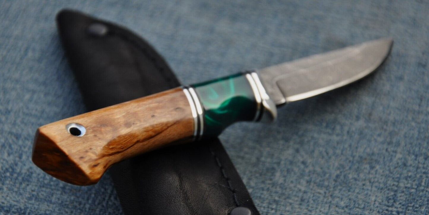 Damaszener Stahl Outdoor Damast Messer Малыш Nazarov Knives Handarbeit HRC62