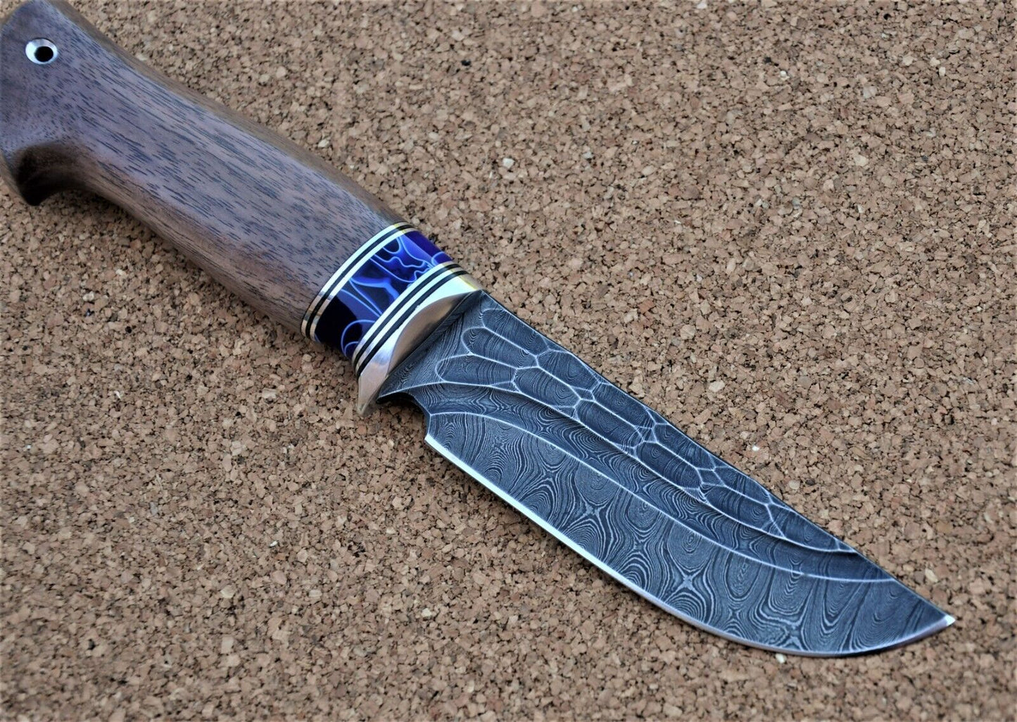 Damaszener Stahl Outdoor Jagd Damast Messer Nazarov Knives Handarbeit HRC62