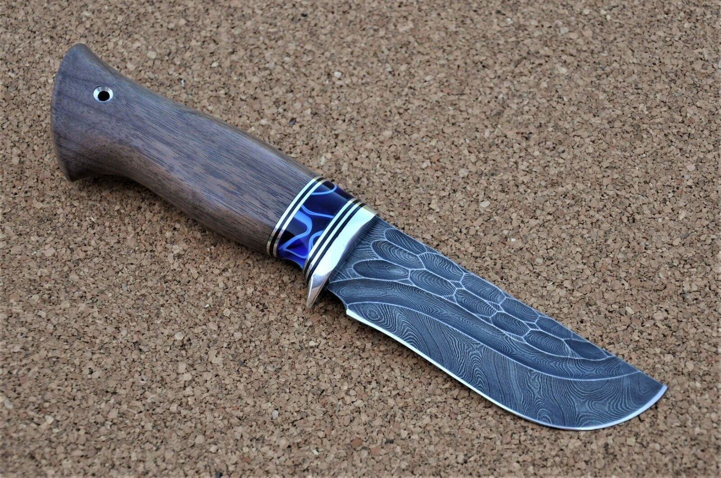 Damaszener Stahl Outdoor Jagd Damast Messer Nazarov Knives Handarbeit HRC62