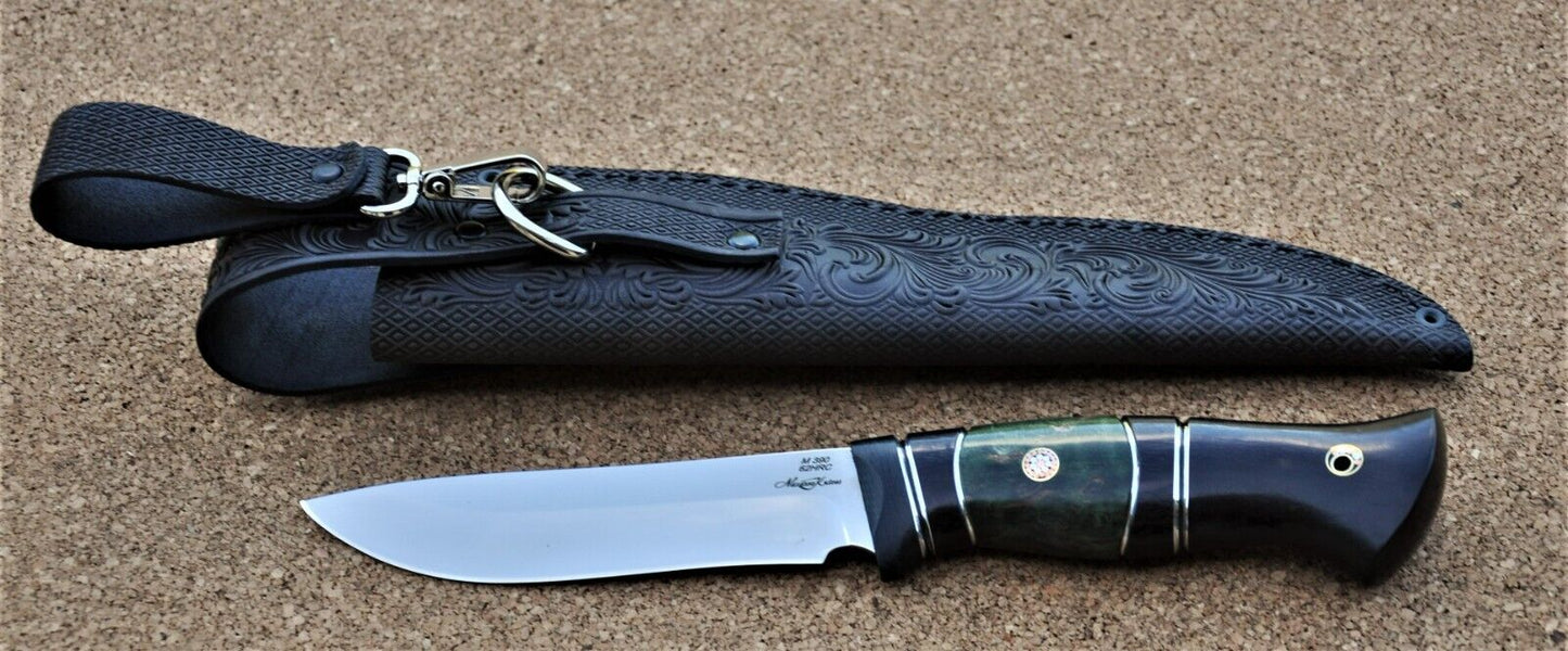 M390 Stahl ROSTFREI Outdoor JagdMesser Nazarov Knives Handarbeit HRC62 Ангара