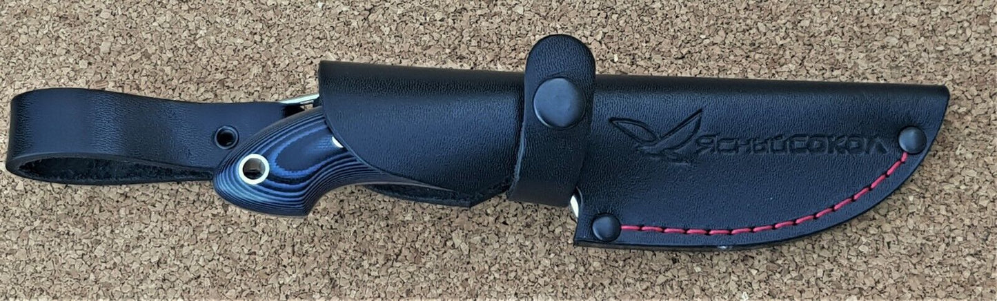 H12MF Full Tang Outdoor Jagd Messer Yasniy Sokol Handarbeit HRC 61 Барс