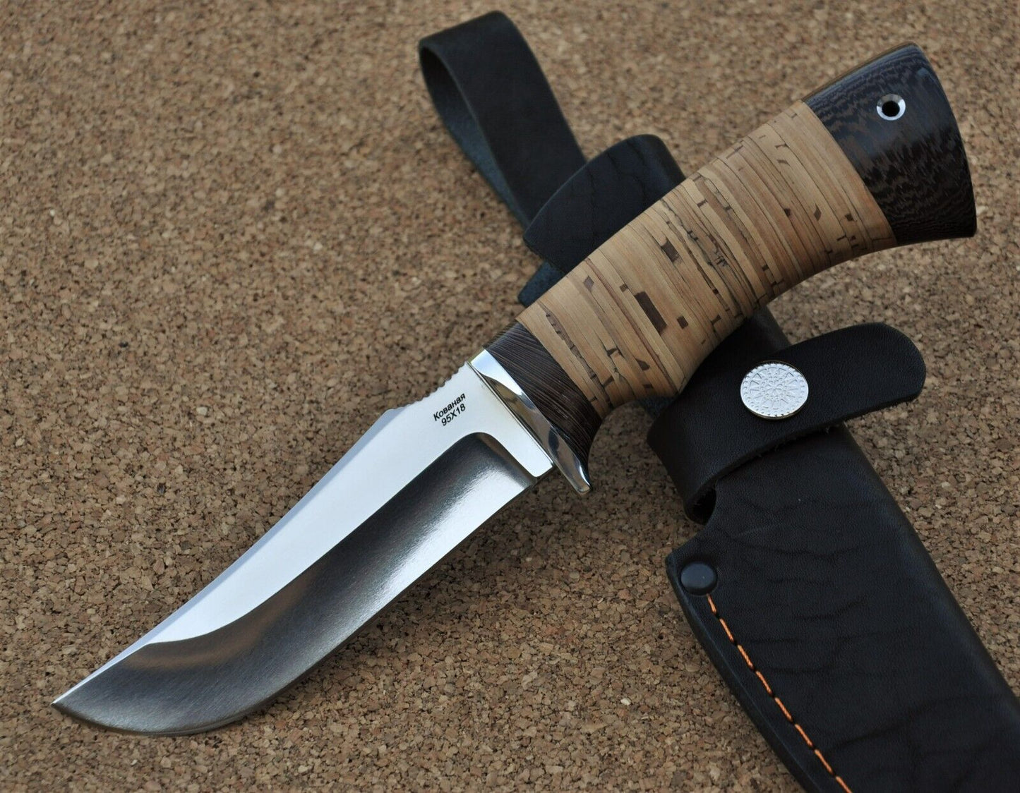 95H18 Stahl Rostfrei Outdoor JagdMesser Handarbeit Nazarov Knives