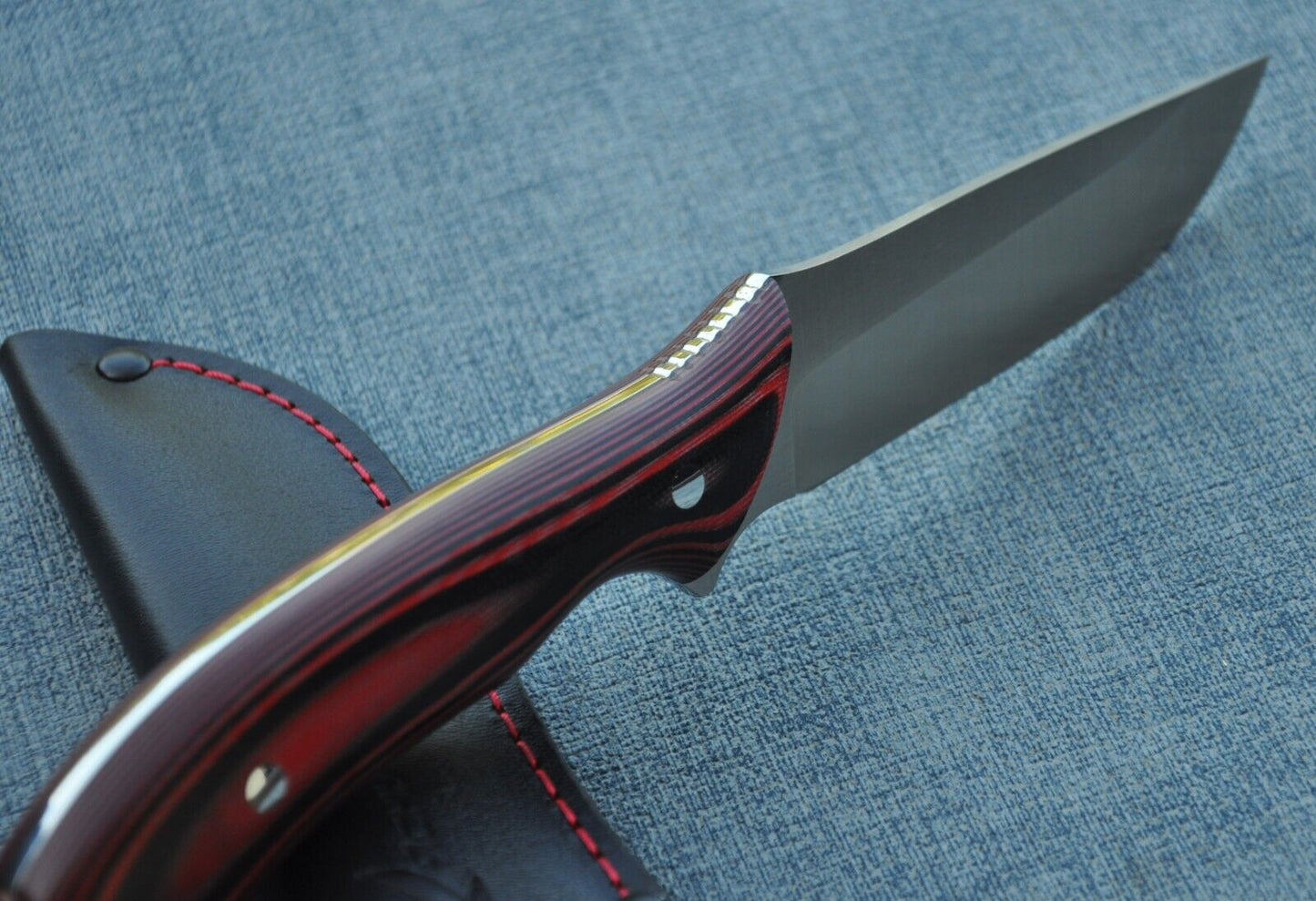 H12MF Full Tang Outdoor Jagdmesser Yasniy Sokol Handarbeit
