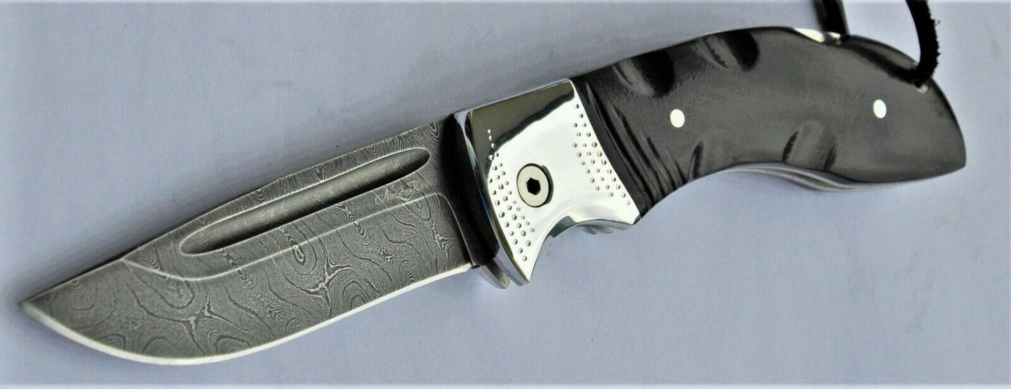 Nazarov Knives Russland DamastStahl Outdoor филин Klappmesser Handarbeit HRC62