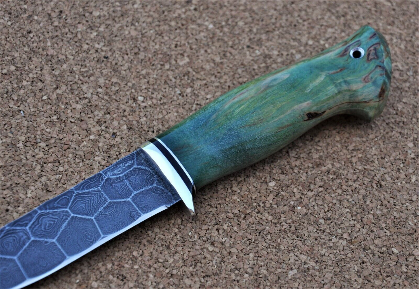 Damaszener Stahl Outdoor Jagd Damast Messer Nazarov Knives Handarbeit HRC62