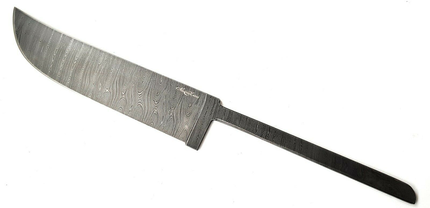 Nazarov Knives Exklusive Damast Klinge Rohling Узбек Messer HRC 62 Handarbeit