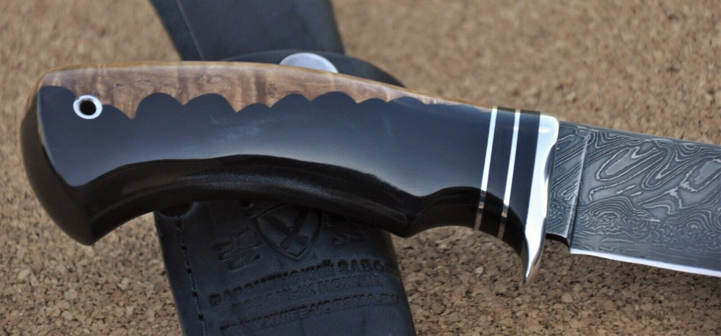 Mosaik Damast Stahl Outdoor Jagd Messer Nazarov Knives Handarbeit HRC62 Нептун