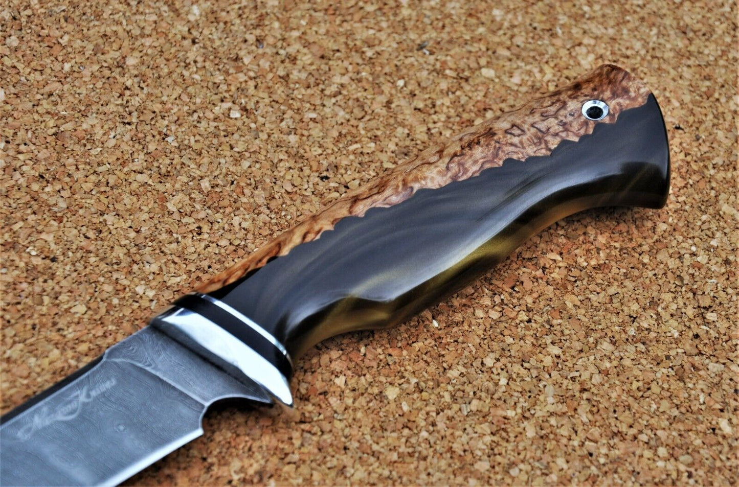 Damaszener Stahl Outdoor Damast Messer Nazarov Knives Handarbeit HRC62 Байкал