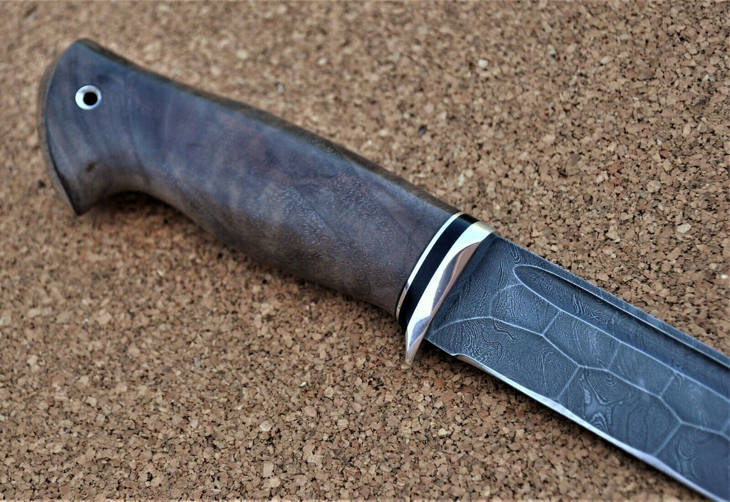 Damaszener Stahl Outdoor Jagd Damast Messer Nazarov Knives Handarbeit HRC62