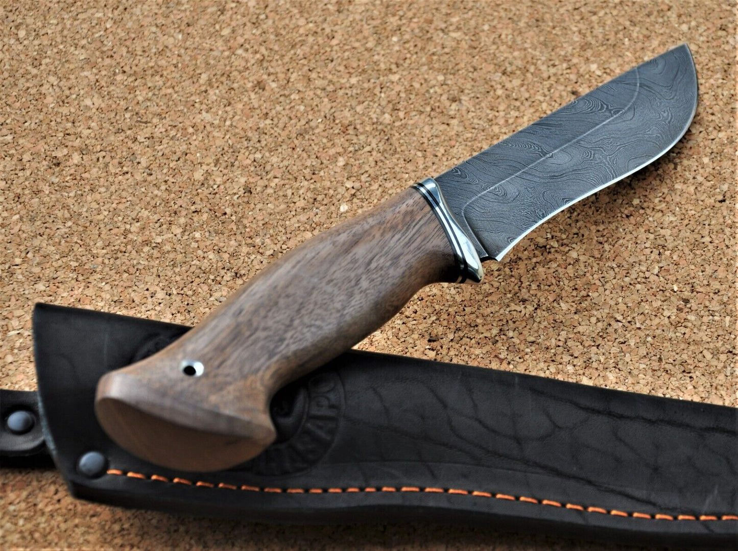 Damaszener Stahl Outdoor Jagd Damast Messer Nazarov Knives Handarbeit HRC62
