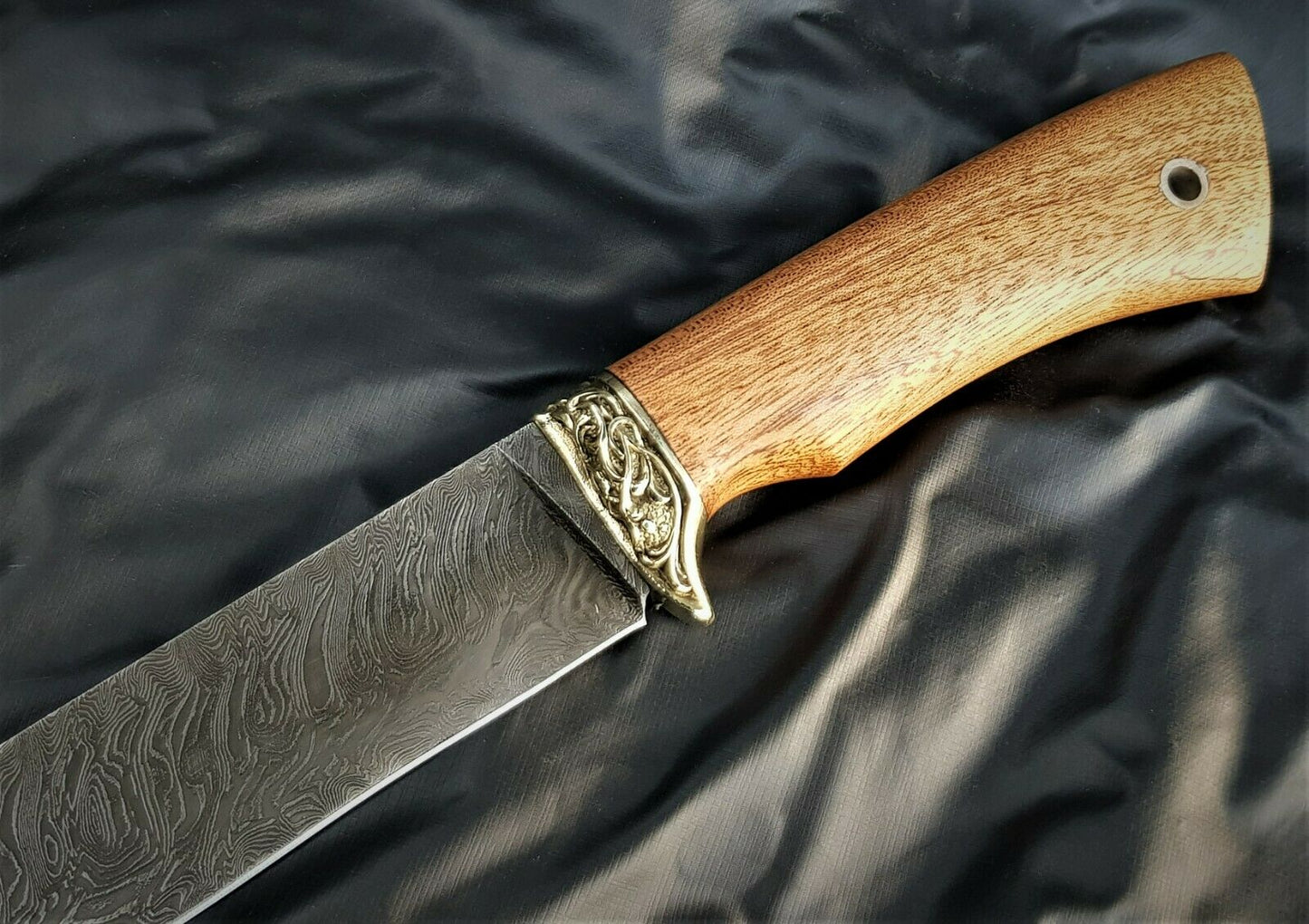 A.Marushin Outdoor Jagdmesser Damast Stahl Handarbeit
