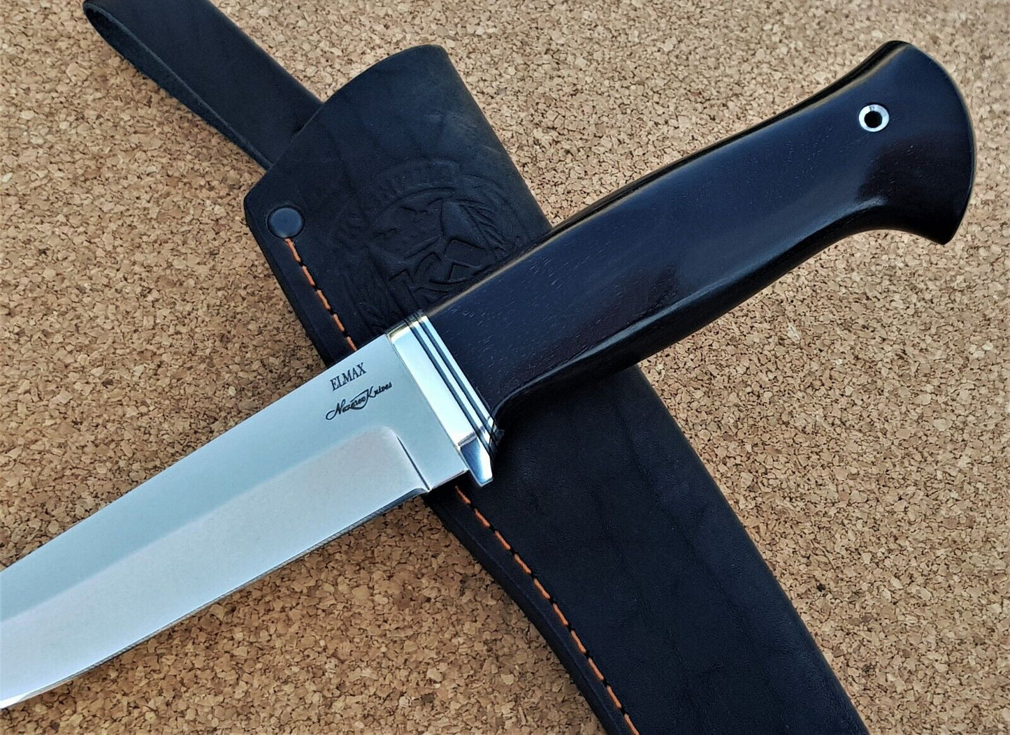 Elmax ROSTFREI Outdoor JagdMesser Nazarov Knives Russland Handarbeit HRC62 Бизон