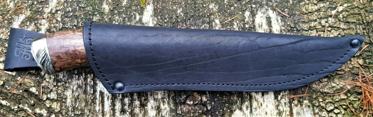 A.Marushin Outdoormesser Damaszener Stahl Handarbeit