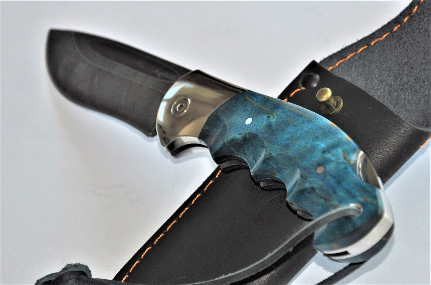 Damast Stahl Outdoor Klappmesser Handarbeit Nazarov Knives Russland HRC62 Орёл