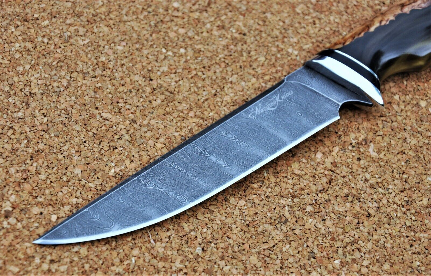 Damaszener Stahl Outdoor Damast Messer Nazarov Knives Handarbeit HRC62 Байкал
