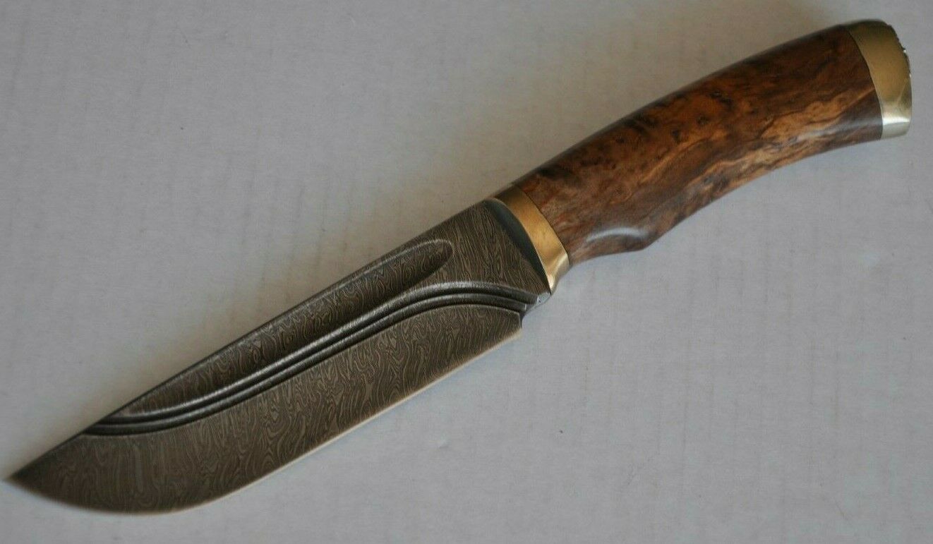 A.Marushin Outdoor Jagdmesser Damast Stahl handarbeit