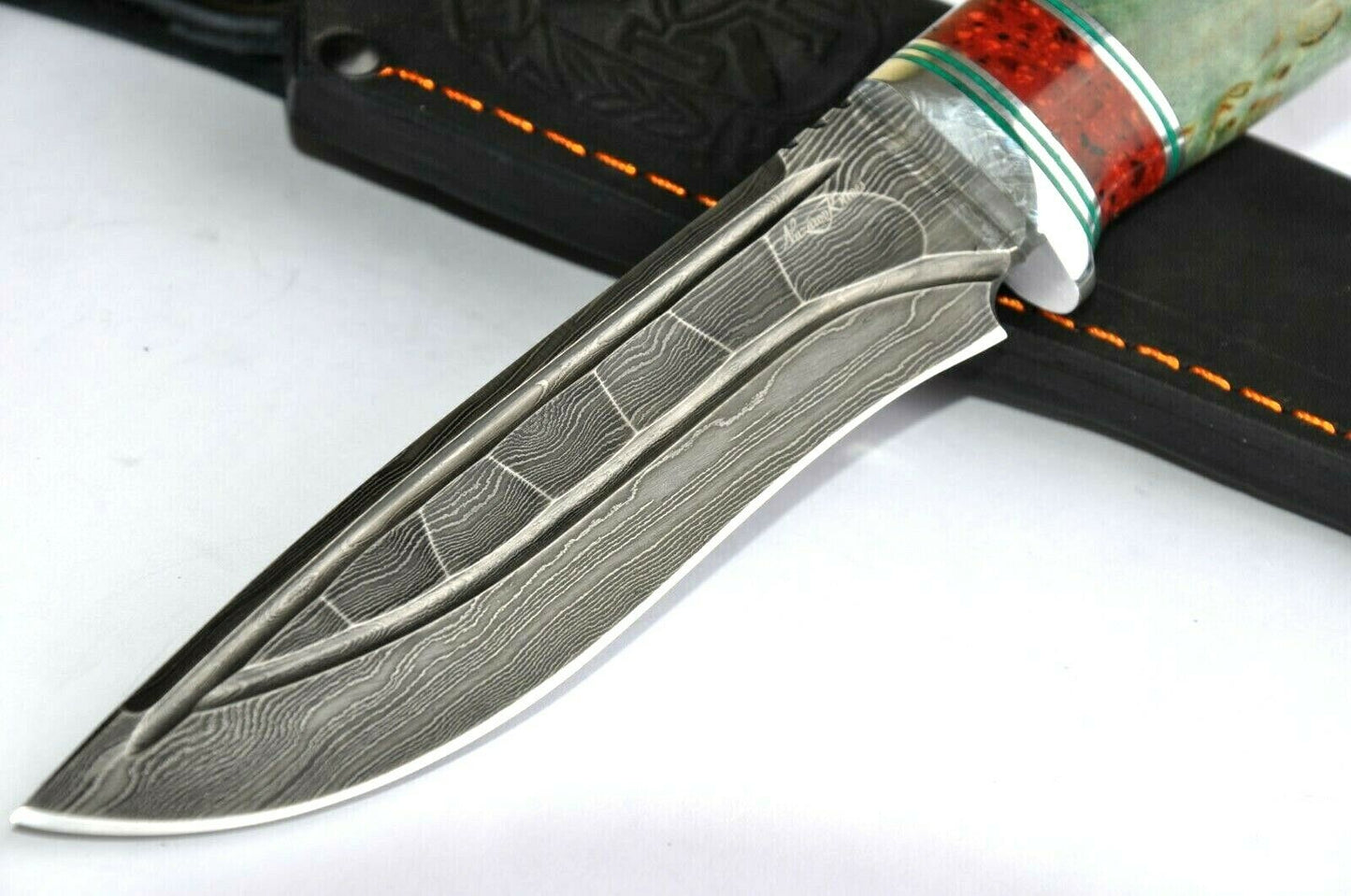 Nazarov Knives Damaszener Stahl Outdoor Jagdmesser