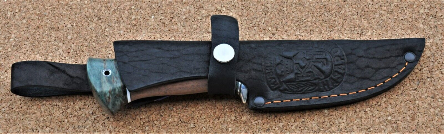 Damaszener Stahl Outdoor Jagd Damast Messer Nazarov Knives Handarbeit HRC62