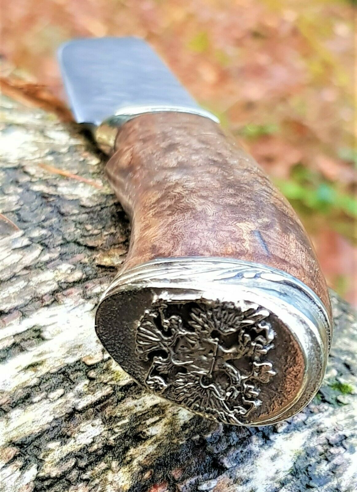 A.Marushin Outdoormesser Damaszener Stahl Handarbeit
