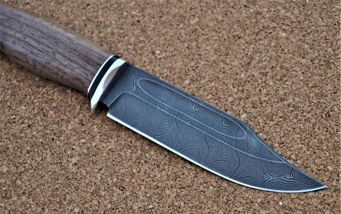 Damaszener Stahl Outdoor Jagd Damast Messer Nazarov Knives Handarbeit HRC62