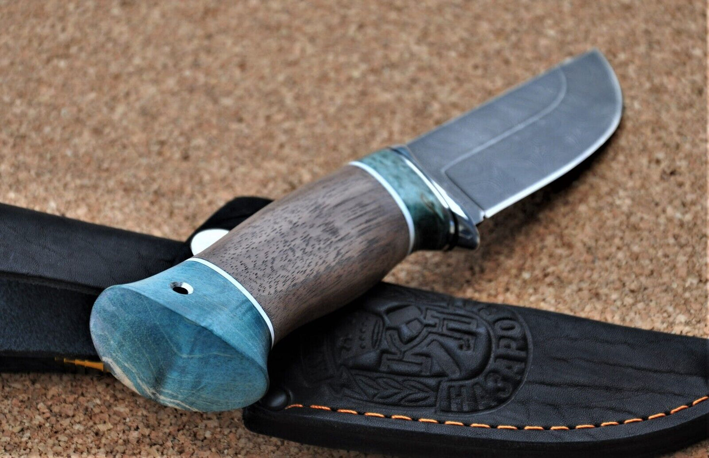Damaszener Stahl Outdoor Jagd Damast Messer Nazarov Knives Handarbeit HRC62
