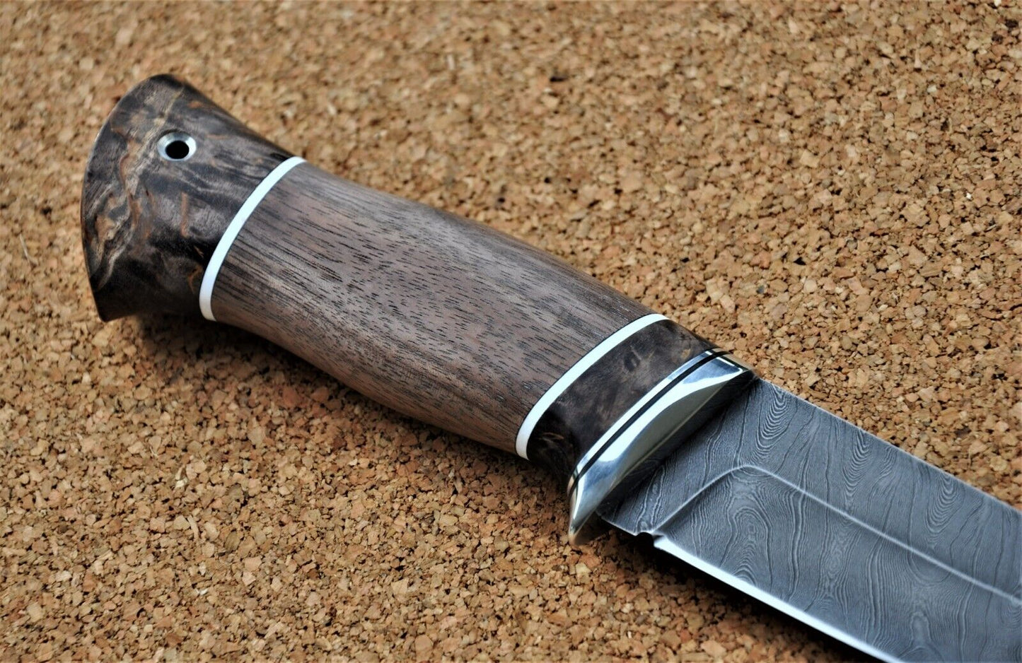 Damaszener Stahl Outdoor Jagd Damast Messer Nazarov Knives Handarbeit HRC62