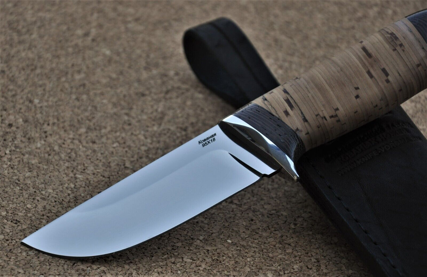 95H18 Stahl Rostfrei Outdoor Jagd Messer Handarbeit Nazarov Knives