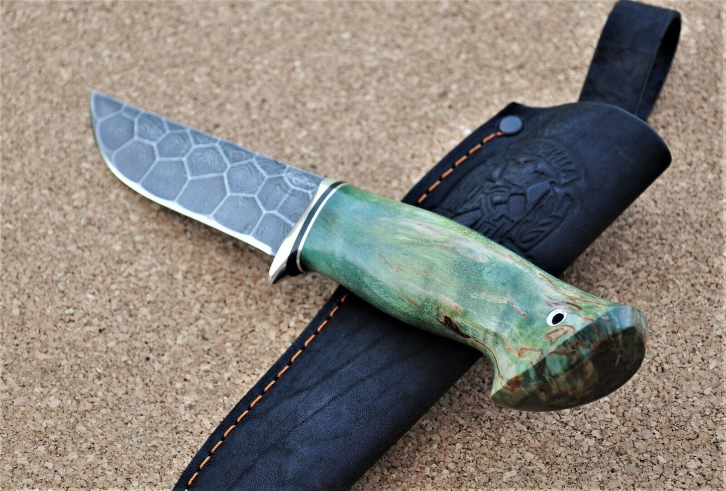 Damaszener Stahl Outdoor Jagd Damast Messer Nazarov Knives Handarbeit HRC62