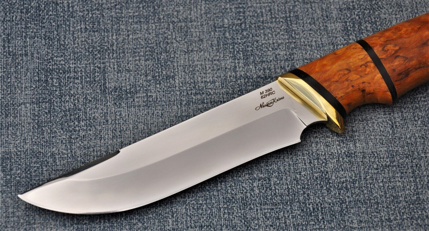 M390 Stahl ROSTFREI Outdoor JagdMesser Nazarov Knives Handarbeit HRC62 Русак