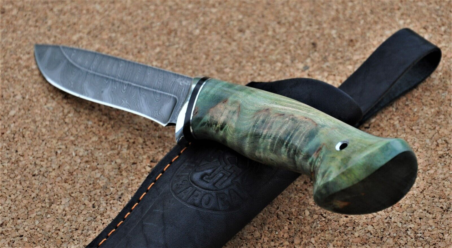 Damaszener Stahl Outdoor Jagd Damast Messer Nazarov Knives Handarbeit HRC62