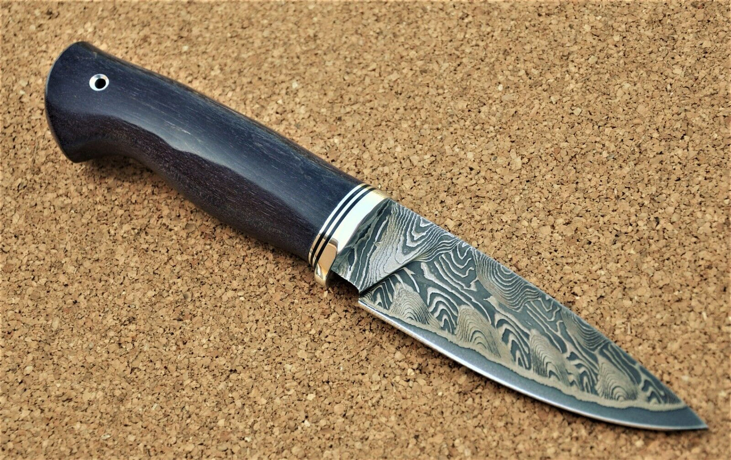 Nazarov Knives Russland Mosaik Damast Stahl Outdoor JagdMesser Handarbeit HRC62