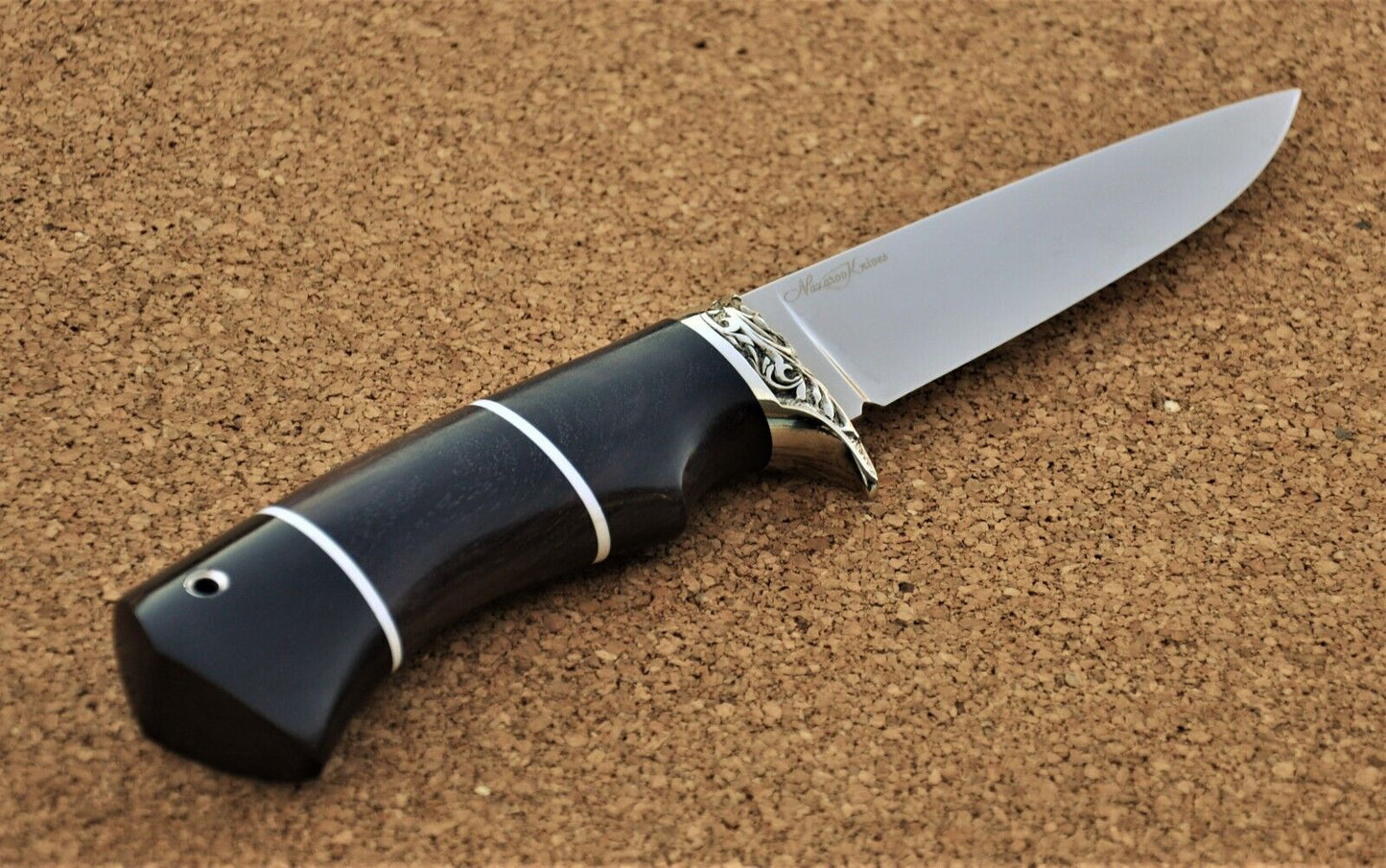 S390 Stahl ROSTFREI Outdoor Messer Nazarov Knives Handarbeit HRC70 Жерех