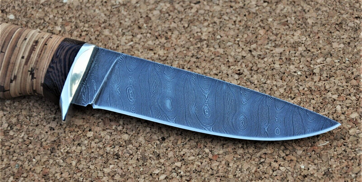 Damaszener Stahl Outdoor Jagd Messer Nazarov Knives Handarbeit HRC62 Жерех