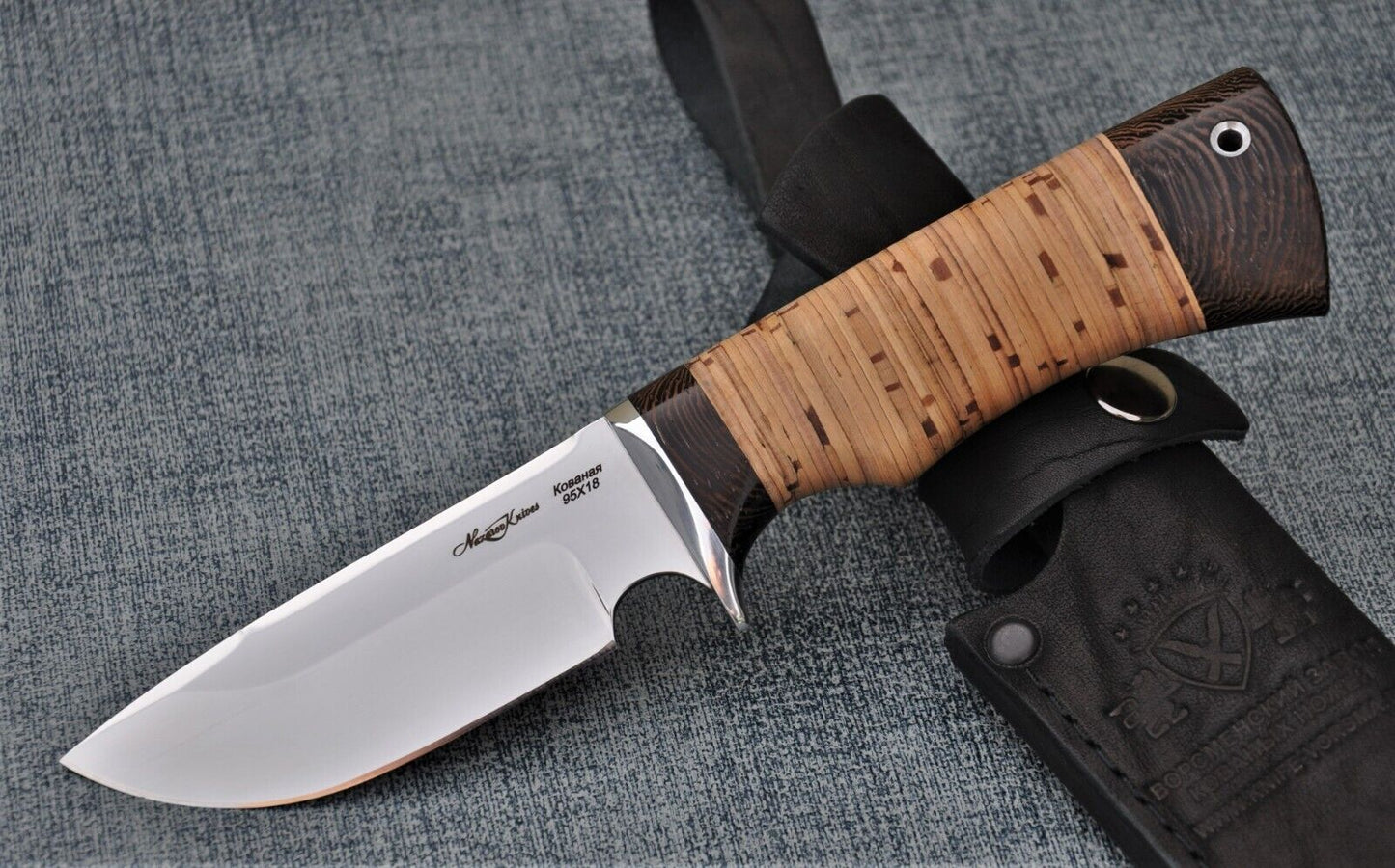 95H18 Stahl Rostfrei Outdoor Jagdmesser Handarbeit Nazarov Knives