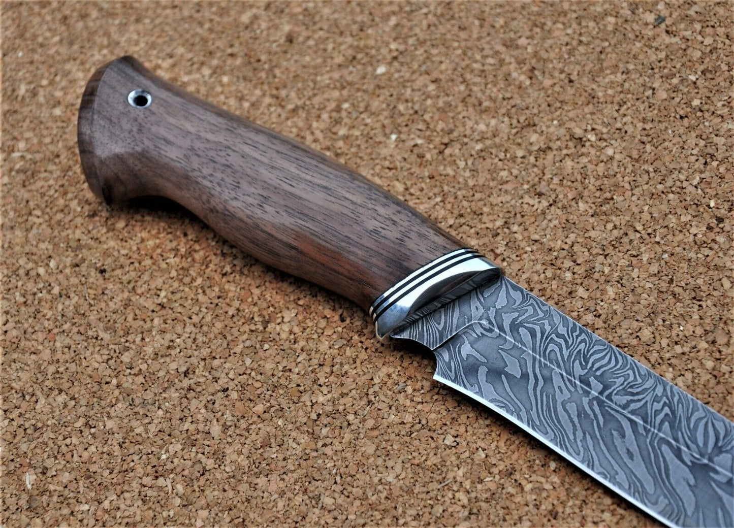 Damaszener Stahl Outdoor Jagd Damast Messer Nazarov Knives Handarbeit HRC62