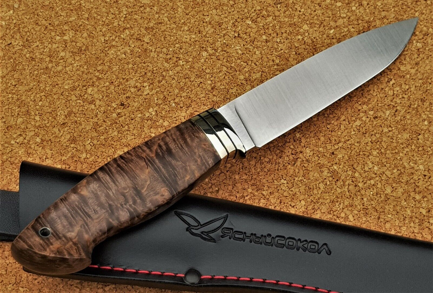 H12MF Stahl Outdoor Jagd Messer Yasniy Sokol Russland Handarbeit HRC 61 Сапсан