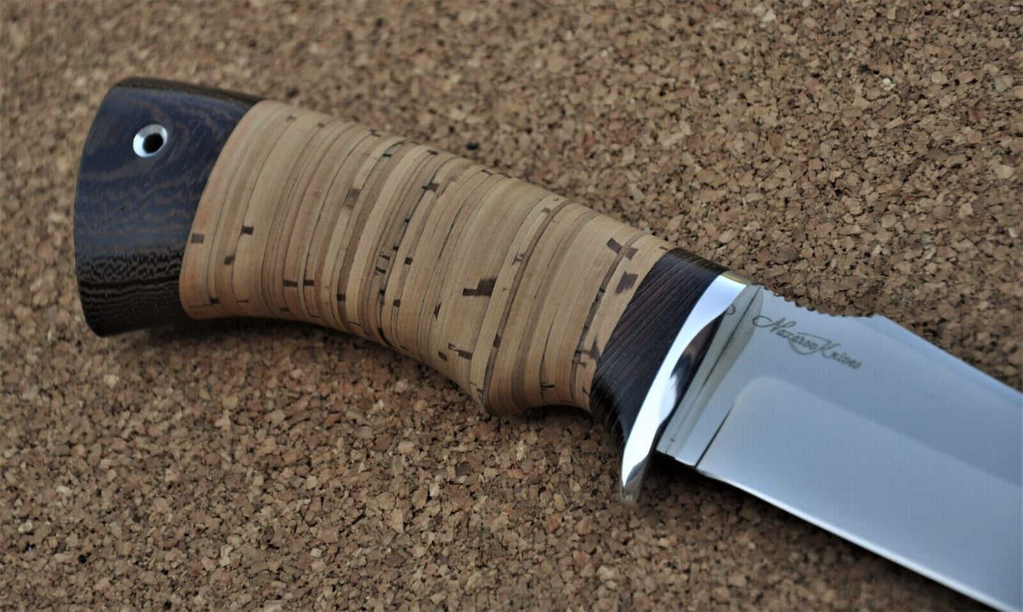 95H18 Stahl Rostfrei Outdoor JagdMesser Handarbeit Nazarov Knives