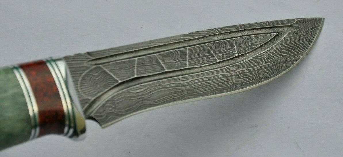 Nazarov Knives Damaszener Stahl Outdoor Jagdmesser