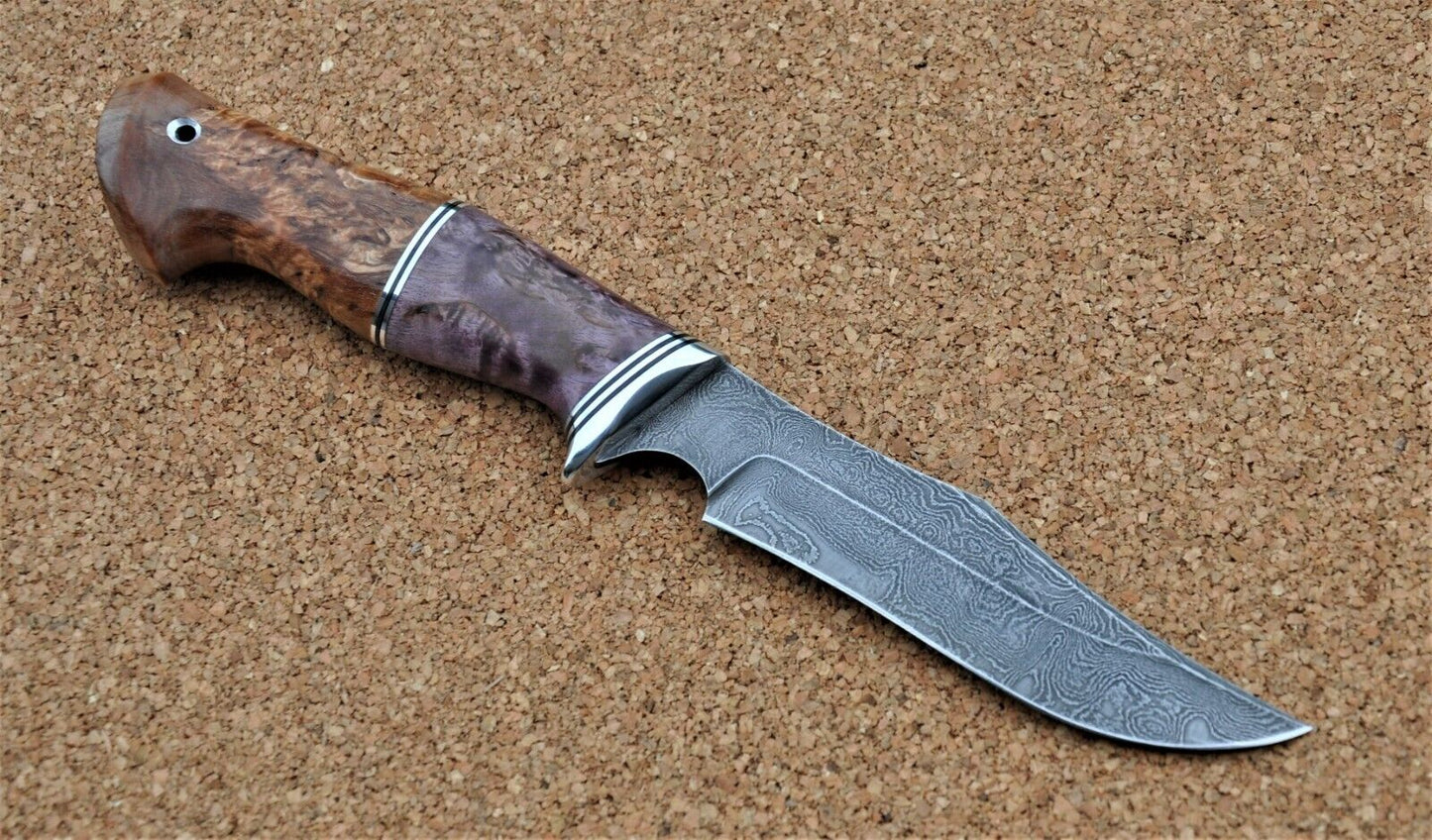Damaszener Stahl Outdoor Jagd Damast Messer Nazarov Knives Handarbeit HRC62