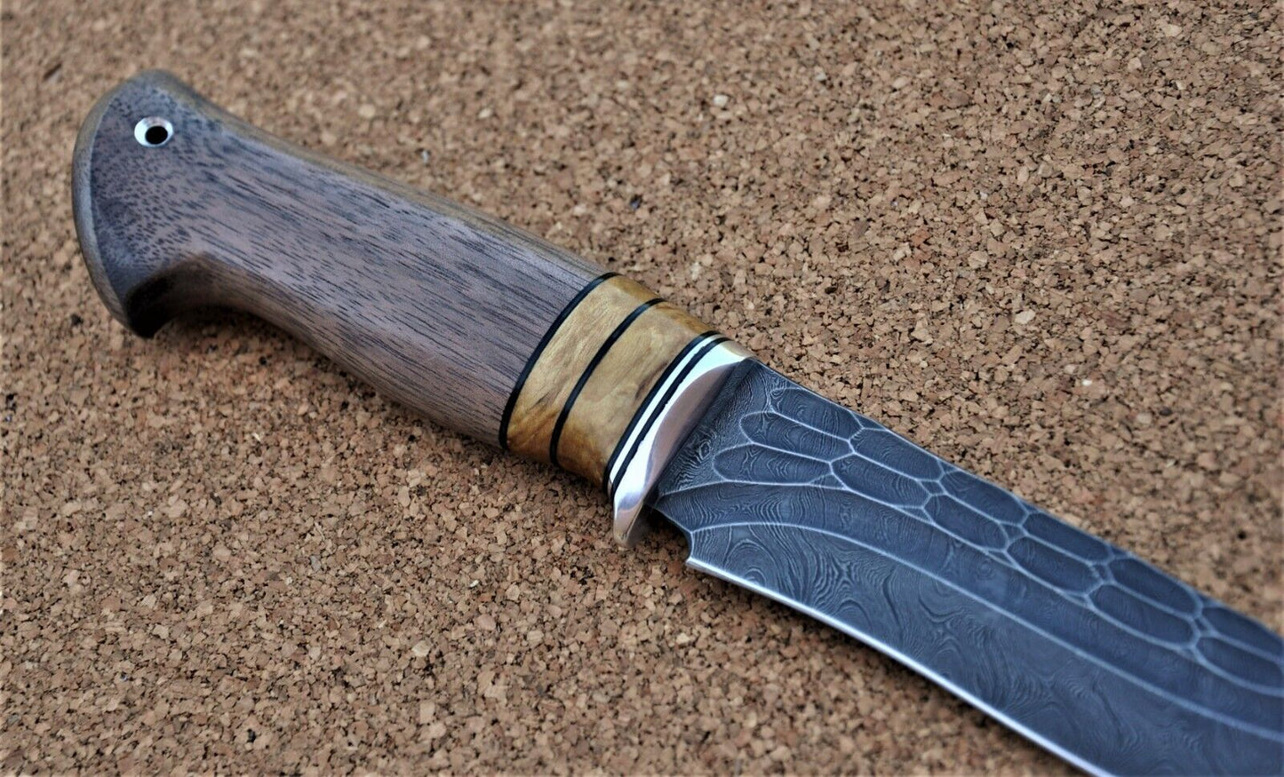 Damaszener Stahl Outdoor Jagd Damast Messer Nazarov Knives Handarbeit HRC62