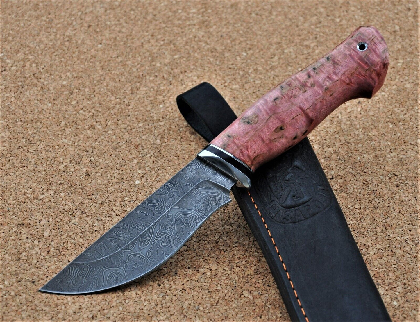 Damaszener Stahl Outdoor Jagd Damast Messer Nazarov Knives Handarbeit HRC62