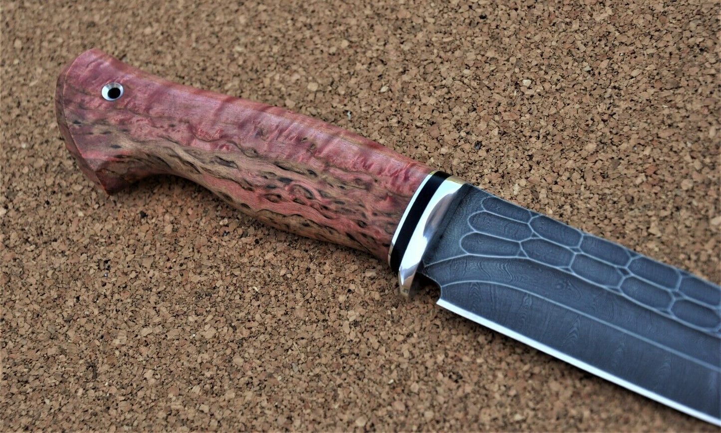 Damaszener Stahl Outdoor Jagd Damast Messer Nazarov Knives Handarbeit HRC62
