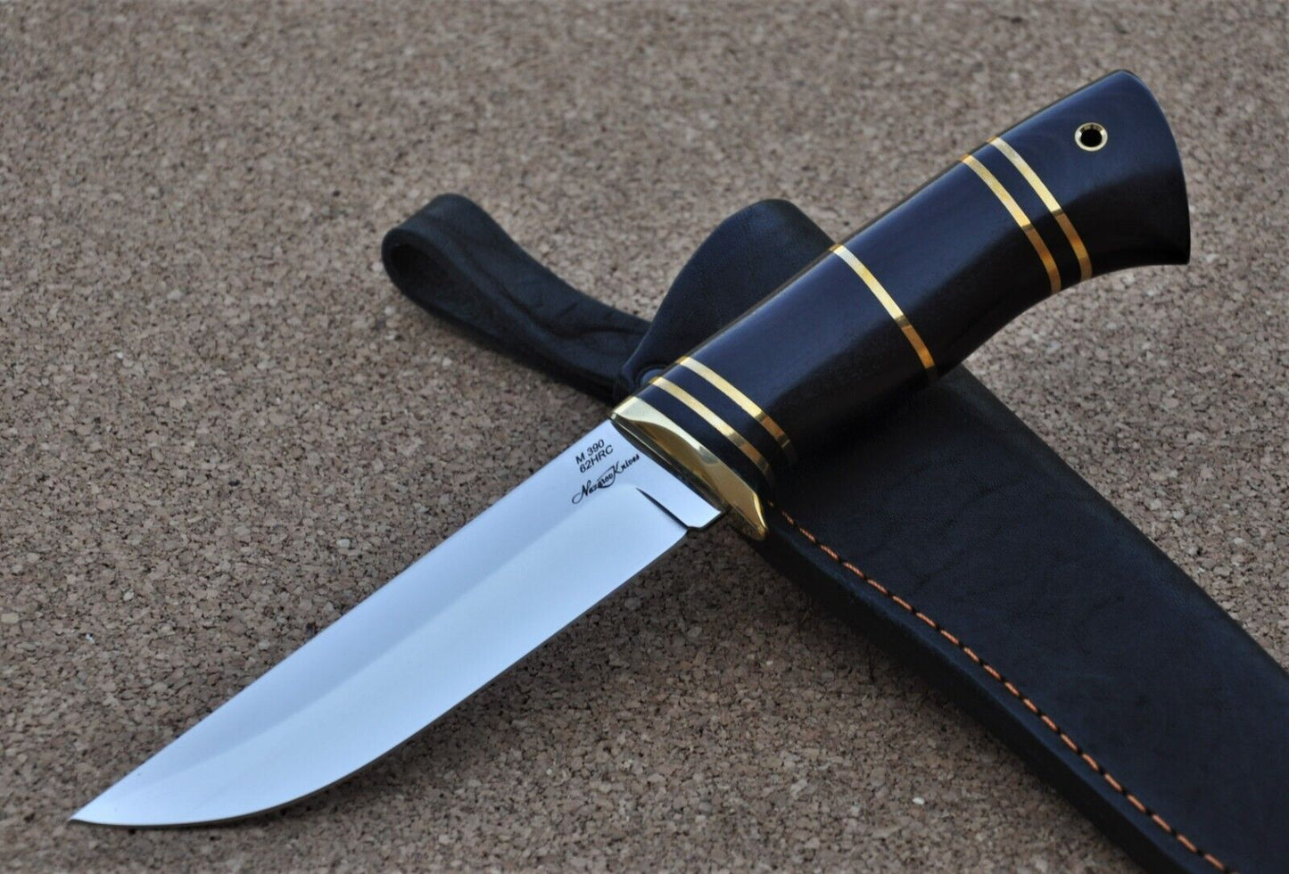 M390 Stahl ROSTFREI Outdoor Jagd Messer Nazarov Knives Handarbeit HRC62 Налим