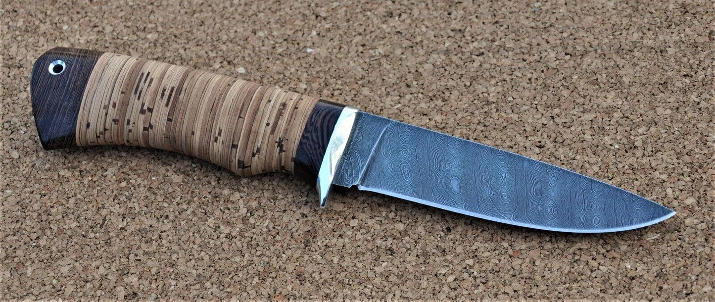 Damaszener Stahl Outdoor Jagd Messer Nazarov Knives Handarbeit HRC62 Жерех